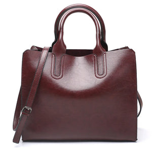 Trunk Tote PU Leather Handbag